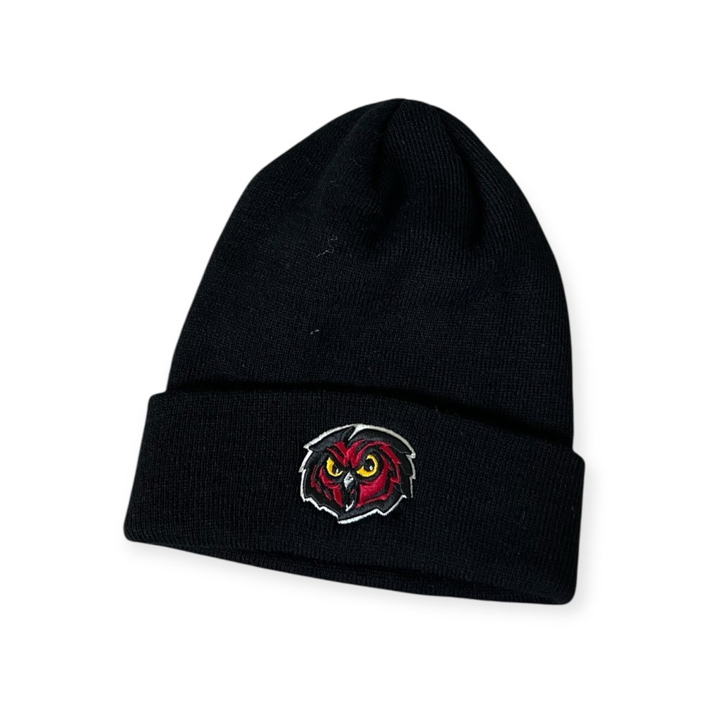 ▪️TOP OF THE WORLD: Unisex adult Temple University owls black beanie▪️